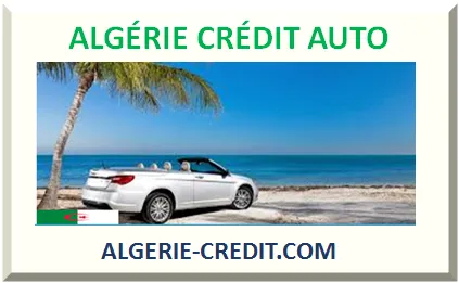 ALGÉRIE COMPARATEUR DE CRÉDIT VOITURE